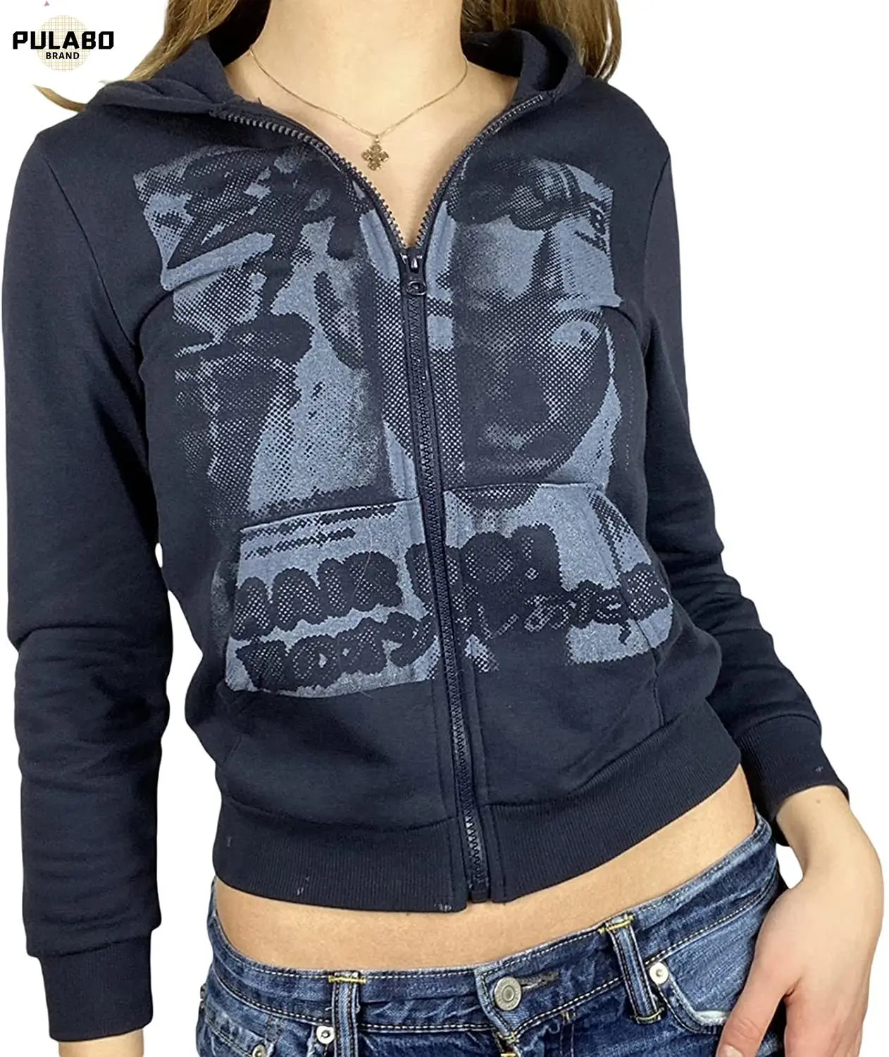 Women Zip Up Oversized Hoodie Sweatshirt Drawstring Long Sleeve Coat Punk 90s E-Girl Vintage Streetwear Jacket with Pockets
Women Zip Up Oversized Hoodie Sweatshirt Drawstring Long Sleeve Coat Punk 90s E-Girl Vintage Streetwear Jacket with Pockets