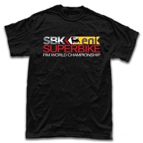 SBK Eni Superbike FIM Logo Printed Short Sleeve Cotton T-Shirt Plus Size Cool Tops Soft Tee
SBK Eni Superbike FIM Logo Printed Short Sleeve Cotton T-Shirt Plus Size Cool Tops Soft Tee