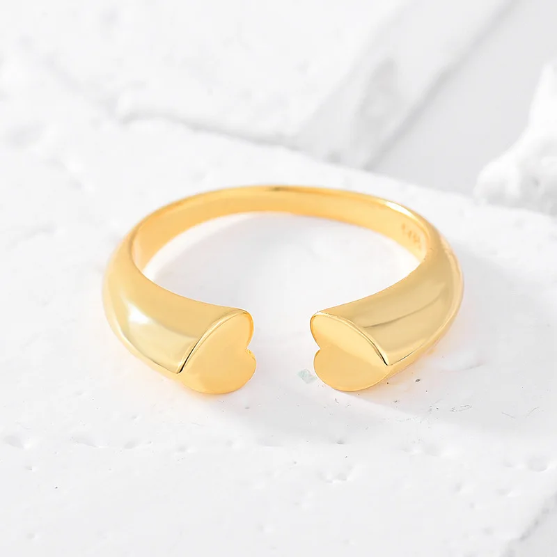 Korean Rings 925 Sterling Silver Gift For Women Minimalist Love Heart-shaped Opening Ring Plata De Ley 925 Fine Jewelry
Korean Rings 925 Sterling Silver Gift For Women Minimalist Love Heart-shaped Opening Ring Plata De Ley 925 Fine Jewelry