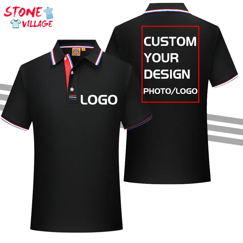 Мужская хлопковая рубашка-поло с коротким рукавом, с вышивкой
Мужская хлопковая рубашка-поло с коротким рукавом, с вышивкой