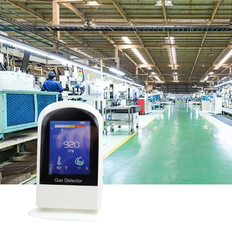 3-in-1 Carbon Dioxide Air Quality Monitor with Temperature and Humidity Display Multipurpose Portable CO2 Meter Tester
3-in-1 Carbon Dioxide Air Quality Monitor with Temperature and Humidity Display Multipurpose Portable CO2 Meter Tester