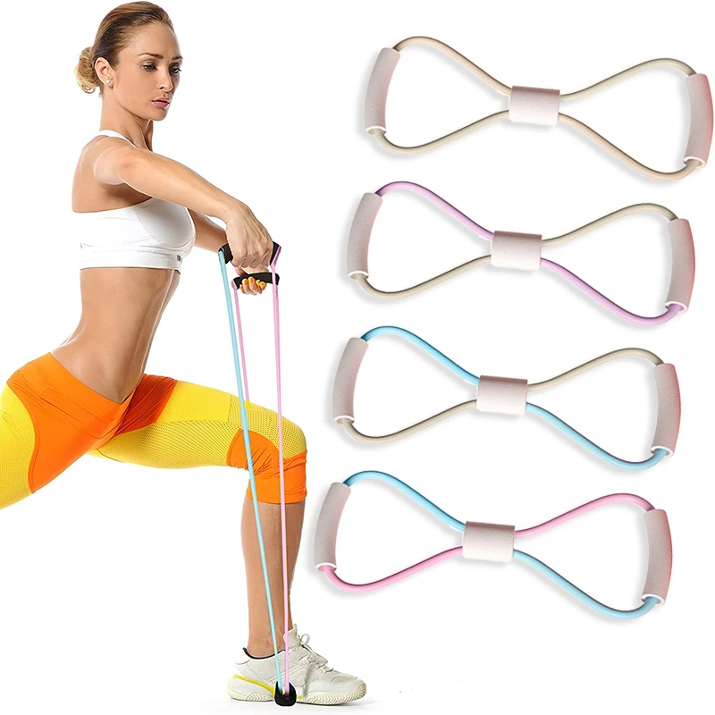 The Figure Eight-shaped Fitness Resistance Band with Handles Is Used To Exercise The Chest Arms and Shoulders Exercise Equipment
The Figure Eight-shaped Fitness Resistance Band with Handles Is Used To Exercise The Chest Arms and Shoulders Exercise Equipment