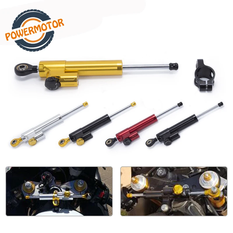 Universal Motorcycle Steering Damper Direction Damper Shock Absorber Stabilizer ForYamaha MT09 MT07 YZF R1 R6 FZ1 XJR1300 MT-07
Universal Motorcycle Steering Damper Direction Damper Shock Absorber Stabilizer ForYamaha MT09 MT07 YZF R1 R6 FZ1 XJR1300 MT-07