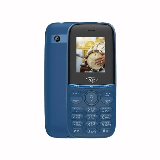 Телефон сотовый Itel IT2320 Deep Blue 1.77'' 240x320 32MB RAM up to 32GB flash 0 3Mpix 2 Sim 2G BT Micro USB