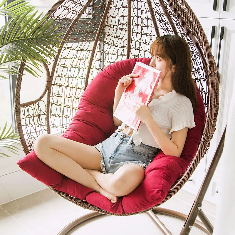 Hammock Chair Swing Chair Skin-friendly Soft Cushion Outdoor Balcony Hanging Chair Cushion Washable Solid Color Seat Cushion
Hammock Chair Swing Chair Skin-friendly Soft Cushion Outdoor Balcony Hanging Chair Cushion Washable Solid Color Seat Cushion
