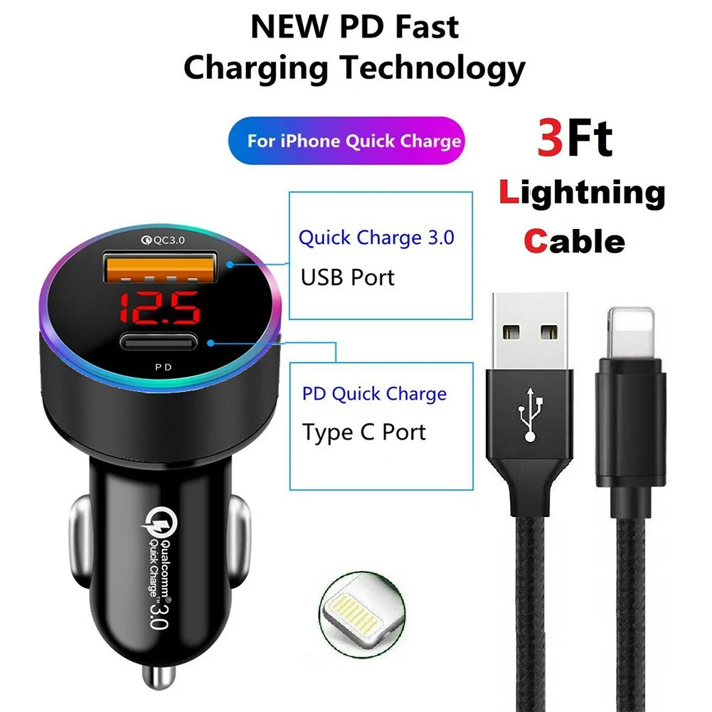 Fast Car Charger Type-C USB Cable For Samsung Galaxy S20 Ultra S10 S9 Note 10 20 Car Charger
Fast Car Charger Type-C USB Cable For Samsung Galaxy S20 Ultra S10 S9 Note 10 20 Car Charger