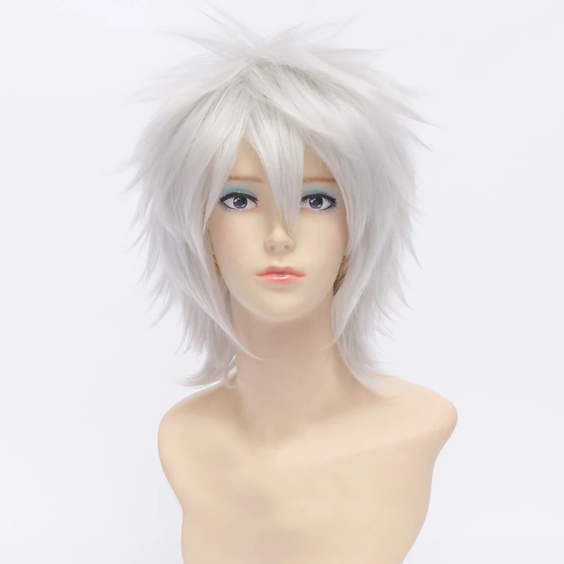 Anime Hunter X Hunter Killua Zoldyck Cosplay Wig Short Mens Shaggy Layered Heat Resistant Synthetic Hair Wigs + Wig Cap
Anime Hunter X Hunter Killua Zoldyck Cosplay Wig Short Mens Shaggy Layered Heat Resistant Synthetic Hair Wigs + Wig Cap