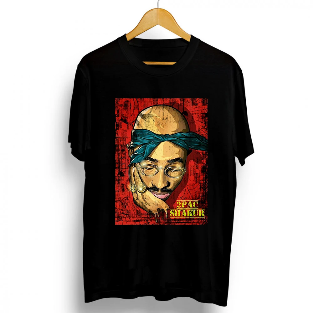 New Funny Male Short Sleeve T-Shirt 2PAC Avatar Graphics Rap Singer Men 100% Cotton Tees Streetwear Tops 180 Gram Weight XS-3XL
New Funny Male Short Sleeve T-Shirt 2PAC Avatar Graphics Rap Singer Men 100% Cotton Tees Streetwear Tops 180 Gram Weight XS-3XL