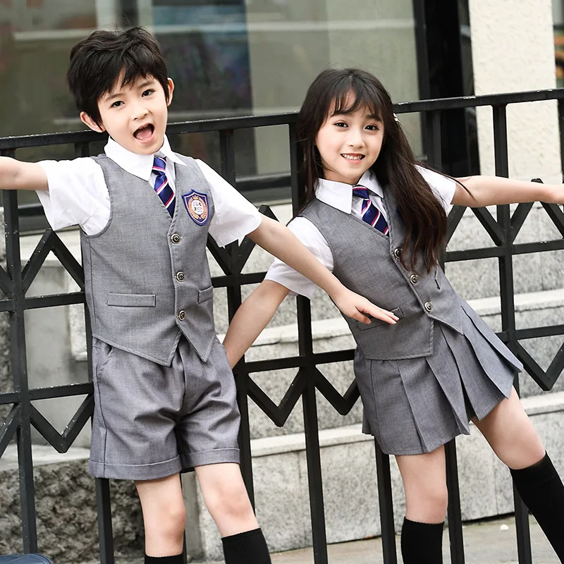 School Uniform for Primary and Secondary School Students British Style Business Attire Vest Suit Kids Clothes Boys Girl Clothing
School Uniform for Primary and Secondary School Students British Style Business Attire Vest Suit Kids Clothes Boys Girl Clothing