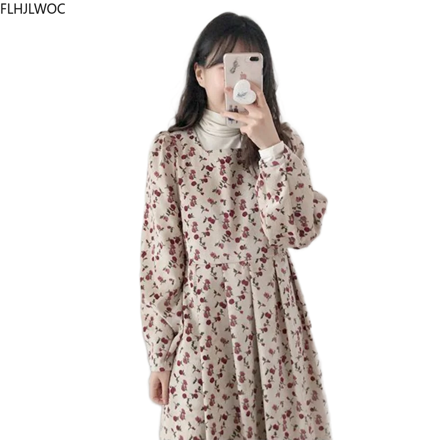 Vintage Clothes Hot Sales Autumn Spring Womens Casual Robe New Design Floral Printed Cotton Corduroy Japan Cute Dress O2033
Vintage Clothes Hot Sales Autumn Spring Womens Casual Robe New Design Floral Printed Cotton Corduroy Japan Cute Dress O2033