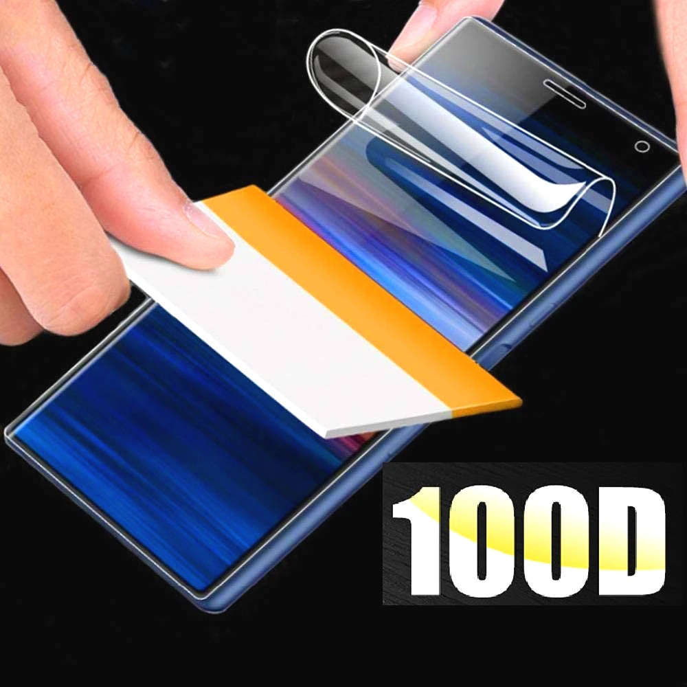 Гидрогелевая пленка для Sony Xperia 1 5 10 PLUS XZ XZ2 Premium XZ1 XZ3 XZ4 XZ5 Защитная экрана |