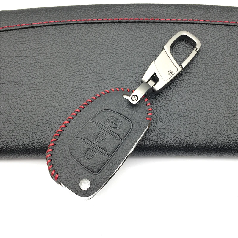 Latest Exquisite Leather Car Key Case For Hyundai HB20 Cocolockey IX45 IX35 Santa Fe Flip 3 Buttons Fob Remote Cover Key Case
Latest Exquisite Leather Car Key Case For Hyundai HB20 Cocolockey IX45 IX35 Santa Fe Flip 3 Buttons Fob Remote Cover Key Case
