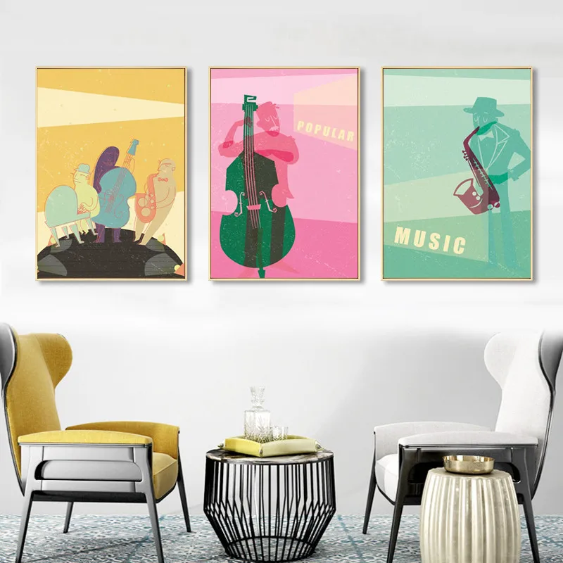 Cartoon Style Mural Popular Orchestra Frameless Poster Home Bedroom Fresco Living Room Decoration Canvas Painting Print
Cartoon Style Mural Popular Orchestra Frameless Poster Home Bedroom Fresco Living Room Decoration Canvas Painting Print