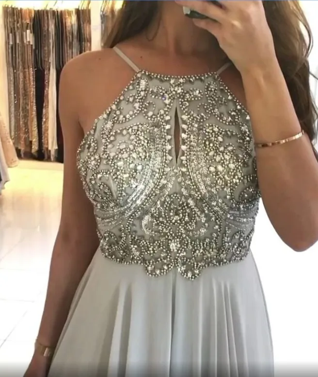 New Sexy Pink Beaded Evening Dresses Long 2020 Backless Chiffon Women Girls Formal Dresses Evening Party Prom Gowns
New Sexy Pink Beaded Evening Dresses Long 2020 Backless Chiffon Women Girls Formal Dresses Evening Party Prom Gowns