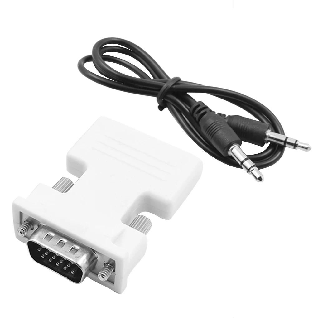 New Hot -compatible Female To VGA Male Converter With Audio Adapter Support 1080P Signal Output Convertor+Audio Cables L3FE
New Hot -compatible Female To VGA Male Converter With Audio Adapter Support 1080P Signal Output Convertor+Audio Cables L3FE