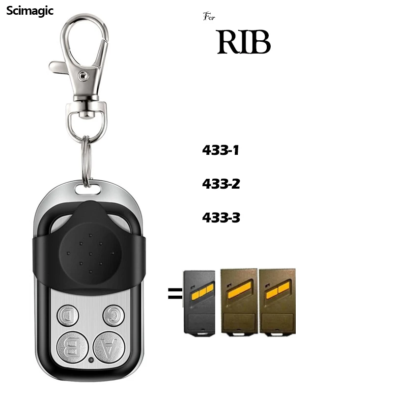 RIB 433-1, 2, 3 Garage Security Alarm Cloning Electric Gate Command Key Fob Opener Remote Controller
RIB 433-1, 2, 3 Garage Security Alarm Cloning Electric Gate Command Key Fob Opener Remote Controller