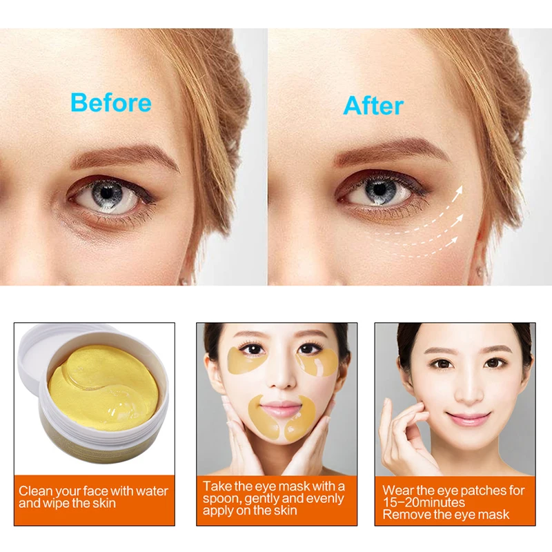 Gold Eye Mask Eye Patch Eye Cream Moisturizing and Moisturizing Fades Fine Lines and Dark Circles Essence Eye Bag Elimination
Gold Eye Mask Eye Patch Eye Cream Moisturizing and Moisturizing Fades Fine Lines and Dark Circles Essence Eye Bag Elimination