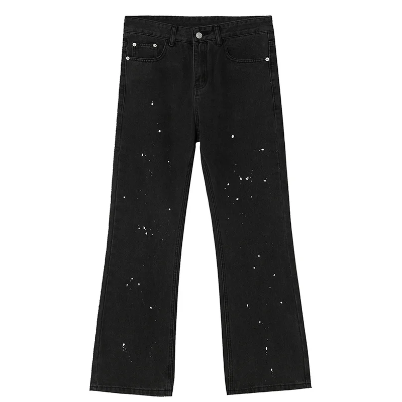 Aolamegs Retro Men's Jeans Splash Ink Edging Denim Pants Korean Style Cowboy Pants Trousers Baggy Jeans High Street Streetwear
Aolamegs Retro Men's Jeans Splash Ink Edging Denim Pants Korean Style Cowboy Pants Trousers Baggy Jeans High Street Streetwear