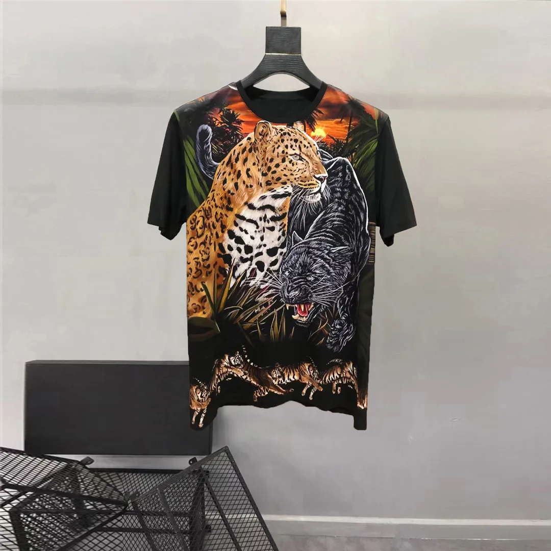 Europe Style Summer Men's High quality Casual T-shirts Hot Fashion Animal print Tee tops A203
Europe Style Summer Men's High quality Casual T-shirts Hot Fashion Animal print Tee tops A203