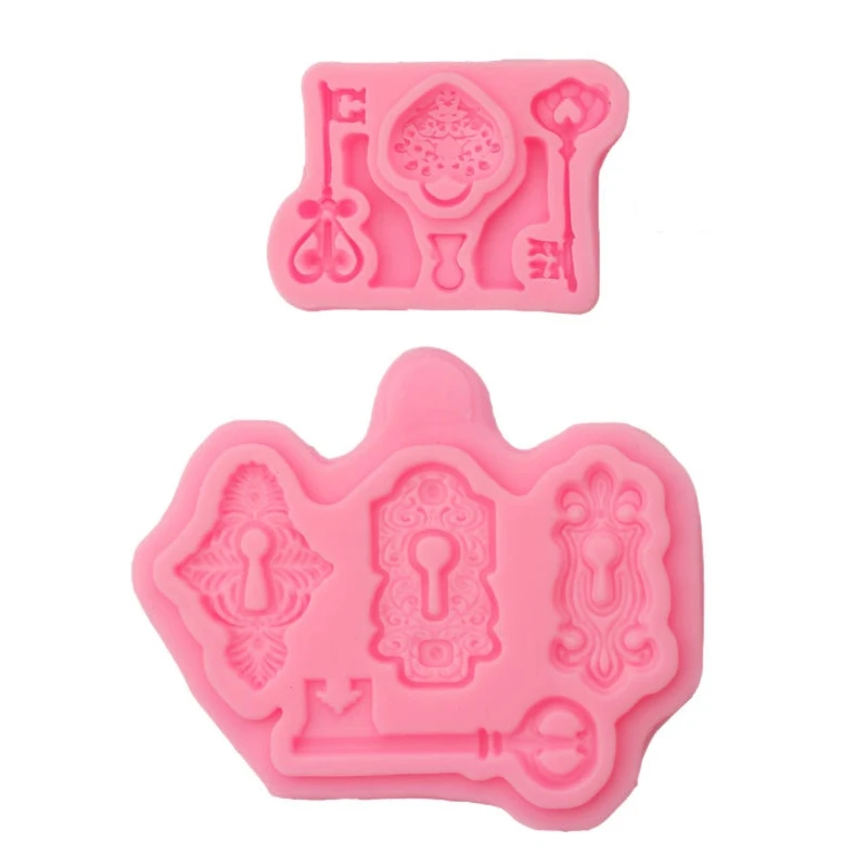 2Pcs Vintage Key Lock Cake Fondant Mold Kit Keyhole Silicone Mold for Cake Decor Sugarcraft Chocolate Epoxy Resin Craft
2Pcs Vintage Key Lock Cake Fondant Mold Kit Keyhole Silicone Mold for Cake Decor Sugarcraft Chocolate Epoxy Resin Craft