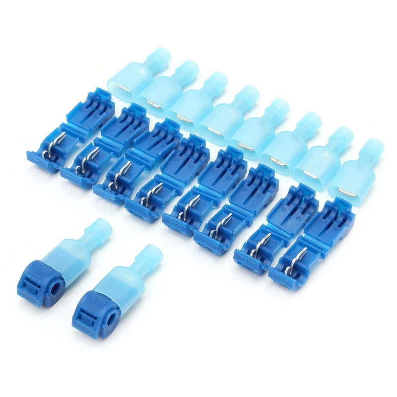 40Pcs 16-14AWG T-Taps Wire Terminal Crimp Connectors Splice Lock Quick Electrical Cable Electricity Parts Blue Home Appliances
40Pcs 16-14AWG T-Taps Wire Terminal Crimp Connectors Splice Lock Quick Electrical Cable Electricity Parts Blue Home Appliances