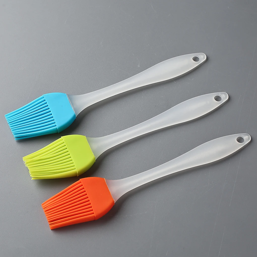 

Baking Silicone Tools Barbecue Grill Brush,Cake Oil Brush Heat-resistant Pastry Brushes BBQ Basting Brush Tool Color Random