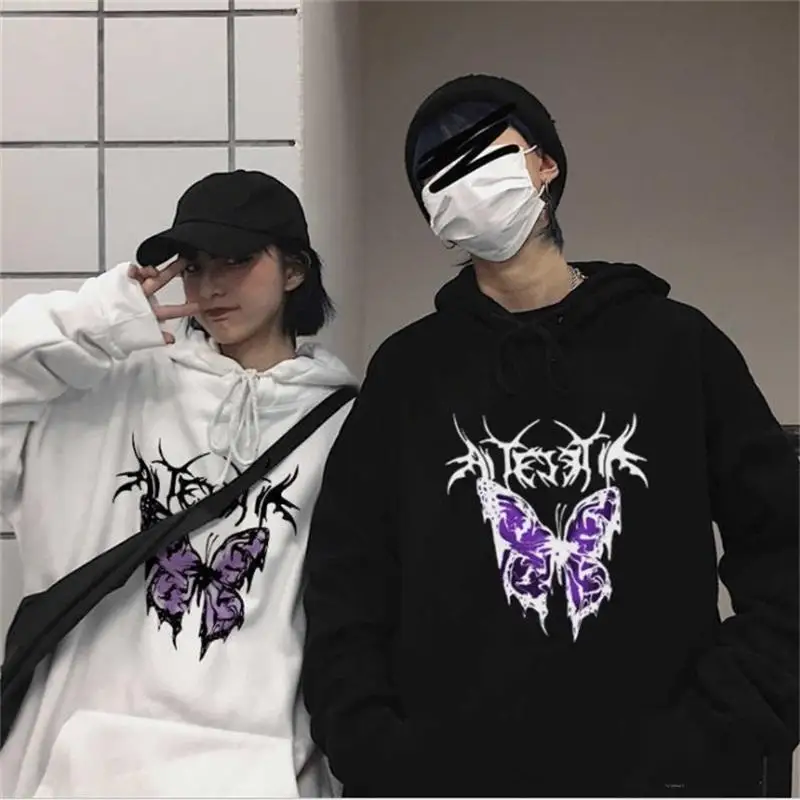 Polyester Sweatshirt Harajuku Couple Hip Hop Gothic Clothes Y2k Fall Plus Size Women Clothing Long Sleeve Print Loose Top Hoodie
Polyester Sweatshirt Harajuku Couple Hip Hop Gothic Clothes Y2k Fall Plus Size Women Clothing Long Sleeve Print Loose Top Hoodie