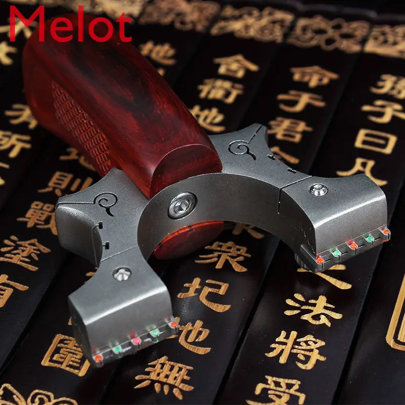 New Small Bow Stainless Steel Mini Quick-Pressing Leather Slingshot Palm Slingshot
New Small Bow Stainless Steel Mini Quick-Pressing Leather Slingshot Palm Slingshot