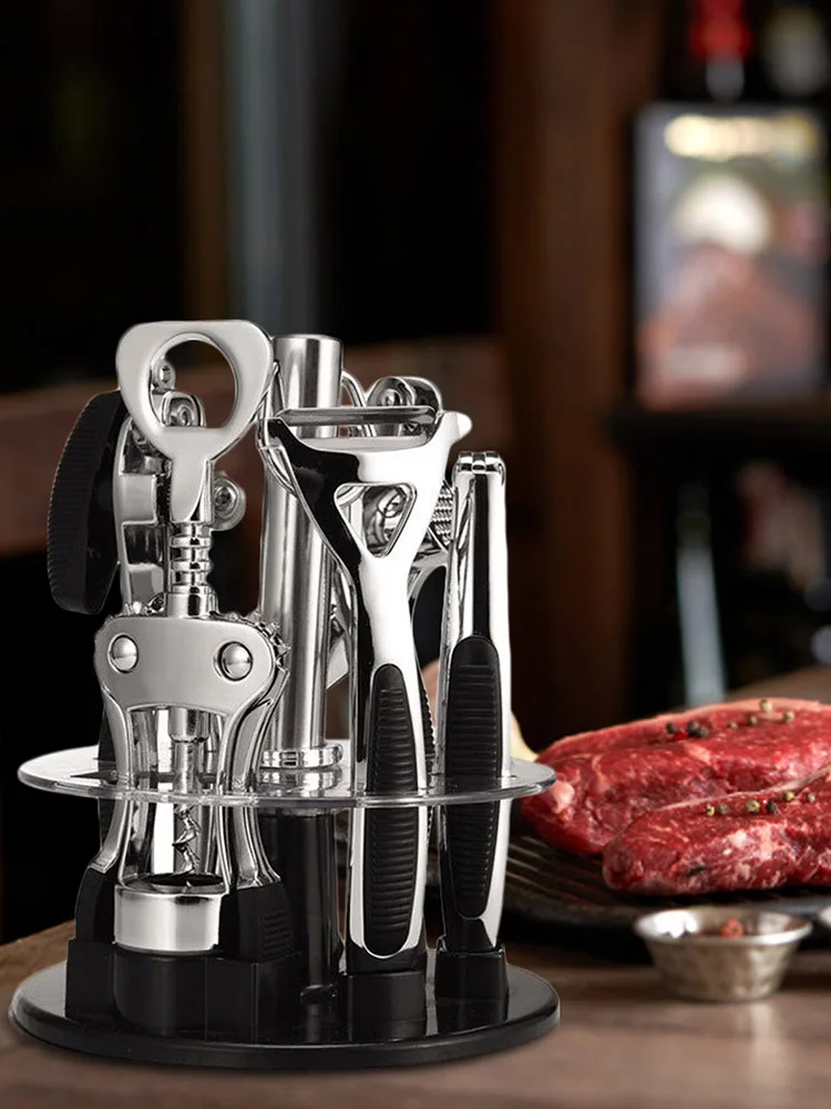 Kitchen Can Opener Set Universal Go Swing Topless Manual Can Opener Bottle Opener Kit Beer Bar Accessories
Kitchen Can Opener Set Universal Go Swing Topless Manual Can Opener Bottle Opener Kit Beer Bar Accessories