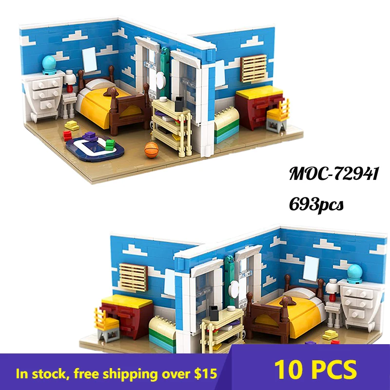 Игрушка MOC для развлечения и отдыха в комнате Энди, развлекательная игрушка для друзей, строительный блок для квартиры, хобби, коллекционные...
Игрушка MOC для развлечения и отдыха в комнате Энди, развлекательная игрушка для друзей, строительный блок для квартиры, хобби, коллекционные...