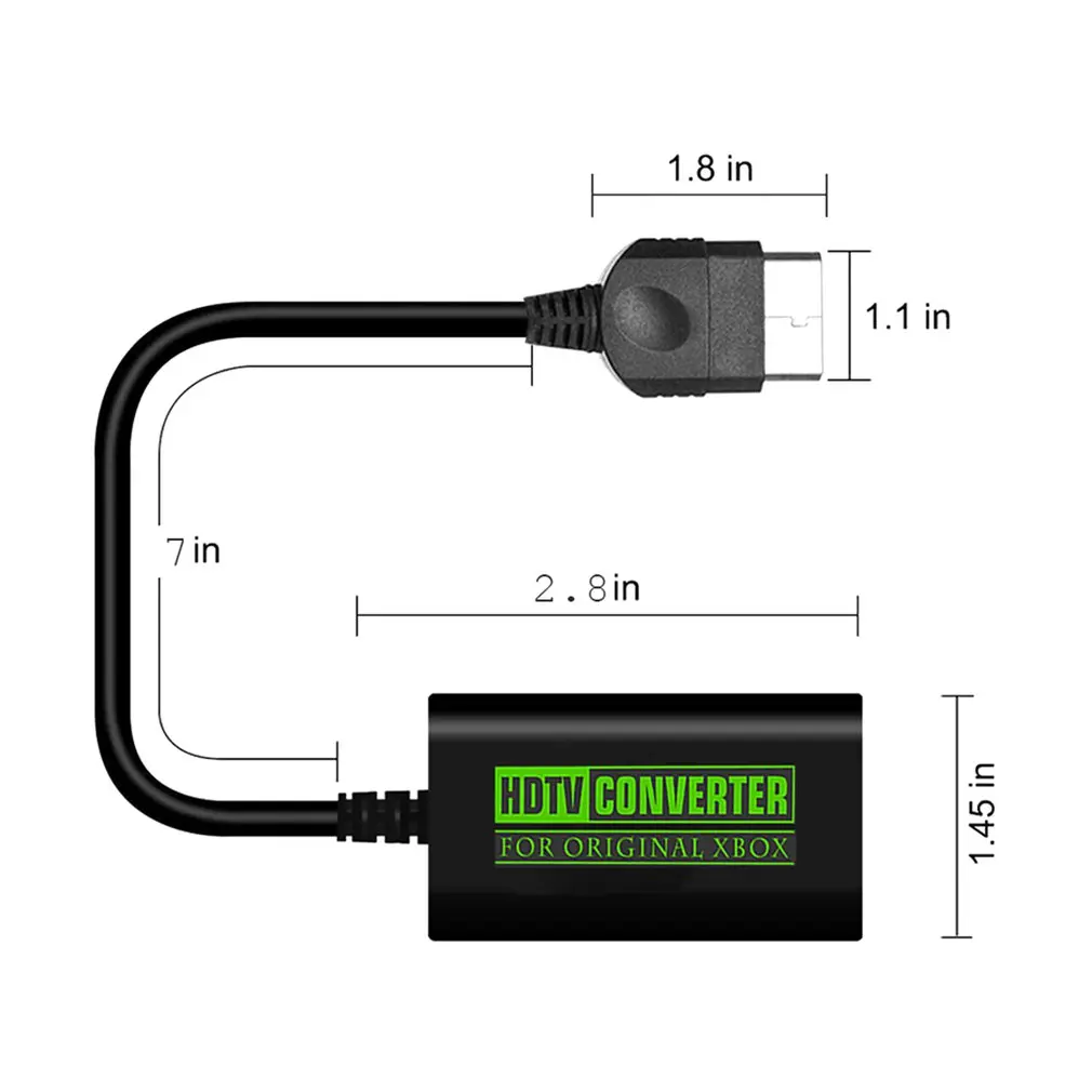 Original Console For Xbox To HDMI-compatible Compatible AV Cable Adapter Connect To HDTV For All Classic Console Models
Original Console For Xbox To HDMI-compatible Compatible AV Cable Adapter Connect To HDTV For All Classic Console Models