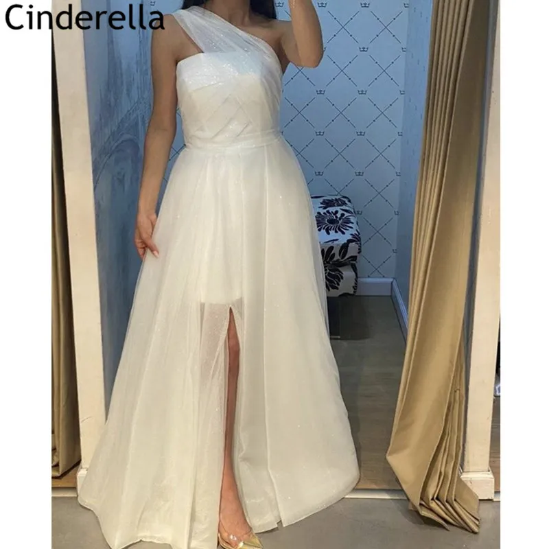 Shining Prom Dresses One Shoulder Floor Length Sweep Train A-Line Side Slit With Zipper Prom Dresses vestidos de fiesta de noche
Shining Prom Dresses One Shoulder Floor Length Sweep Train A-Line Side Slit With Zipper Prom Dresses vestidos de fiesta de noche