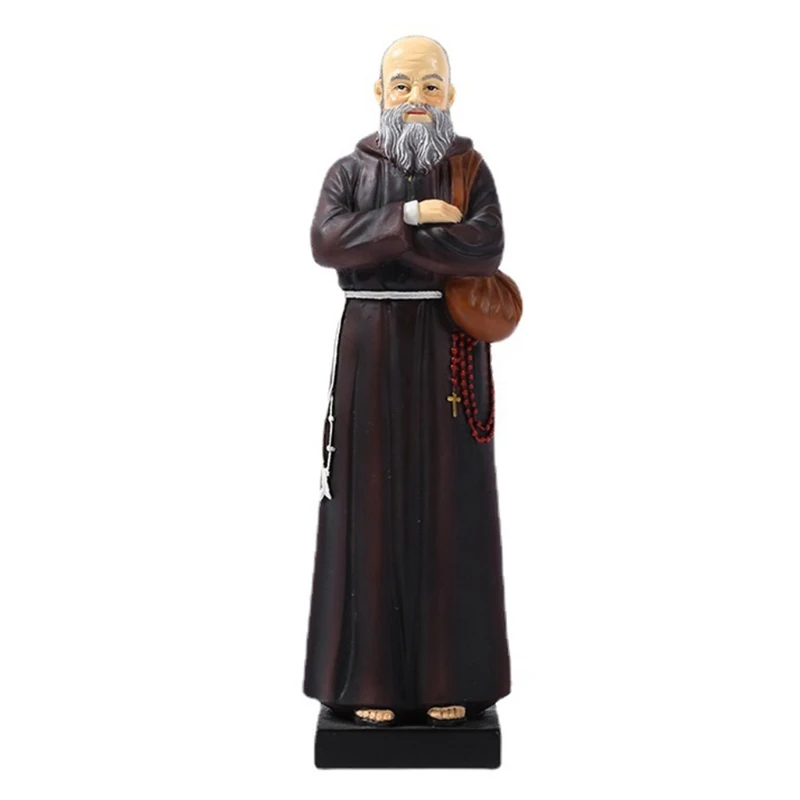 Priest Friar Statue 8 Inch Resin Sculptures Figurine Catholic Christian Souvenirs Gift Church Home Room Decor
Priest Friar Statue 8 Inch Resin Sculptures Figurine Catholic Christian Souvenirs Gift Church Home Room Decor