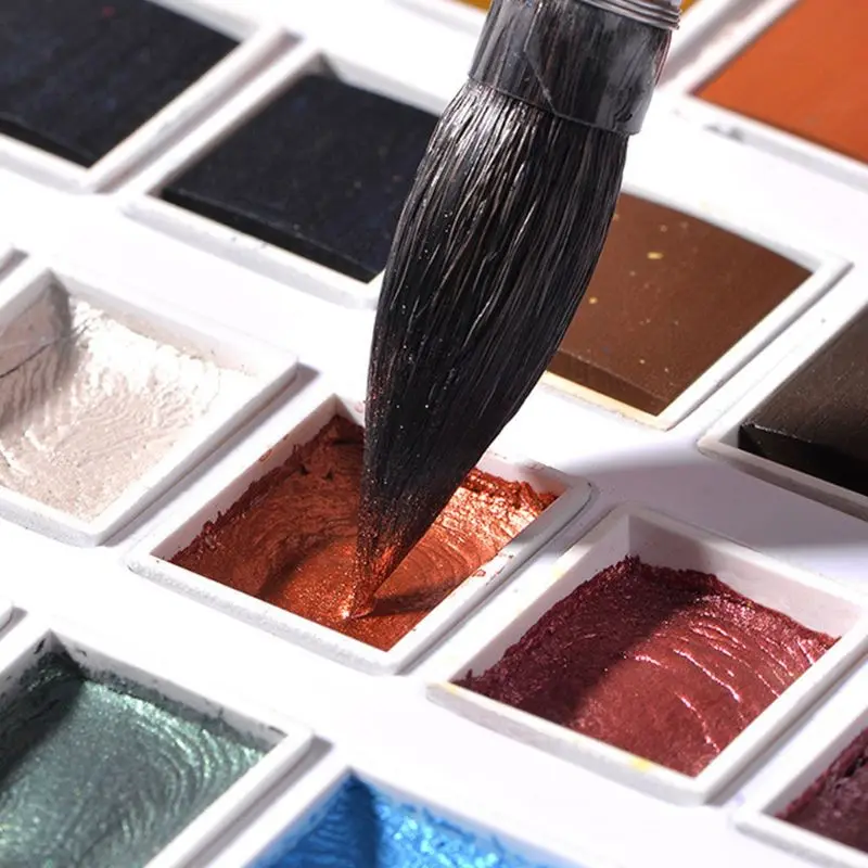 36/48 Colors Solid Watercolor Paint Set Hand-painted Painting Pigment Artist Art Supplies for Children Beginners
36/48 Colors Solid Watercolor Paint Set Hand-painted Painting Pigment Artist Art Supplies for Children Beginners