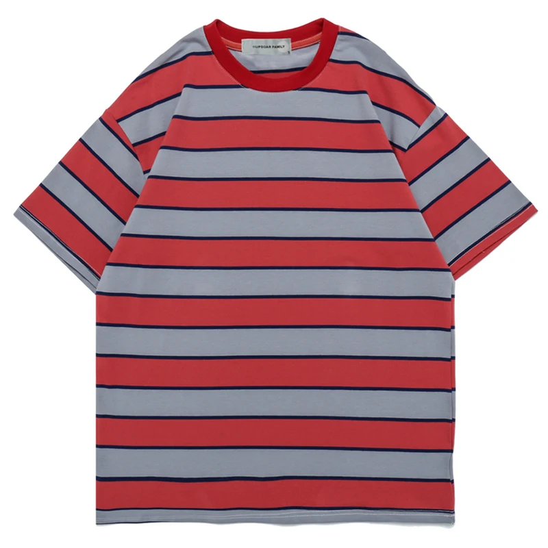 Mens Retro Stripe Print T shirt Unisex Hip Hop Casual Short Sleeve Vintage Tees 2021 Summer Oversize 100% Cotton Couple T shirts
Mens Retro Stripe Print T shirt Unisex Hip Hop Casual Short Sleeve Vintage Tees 2021 Summer Oversize 100% Cotton Couple T shirts