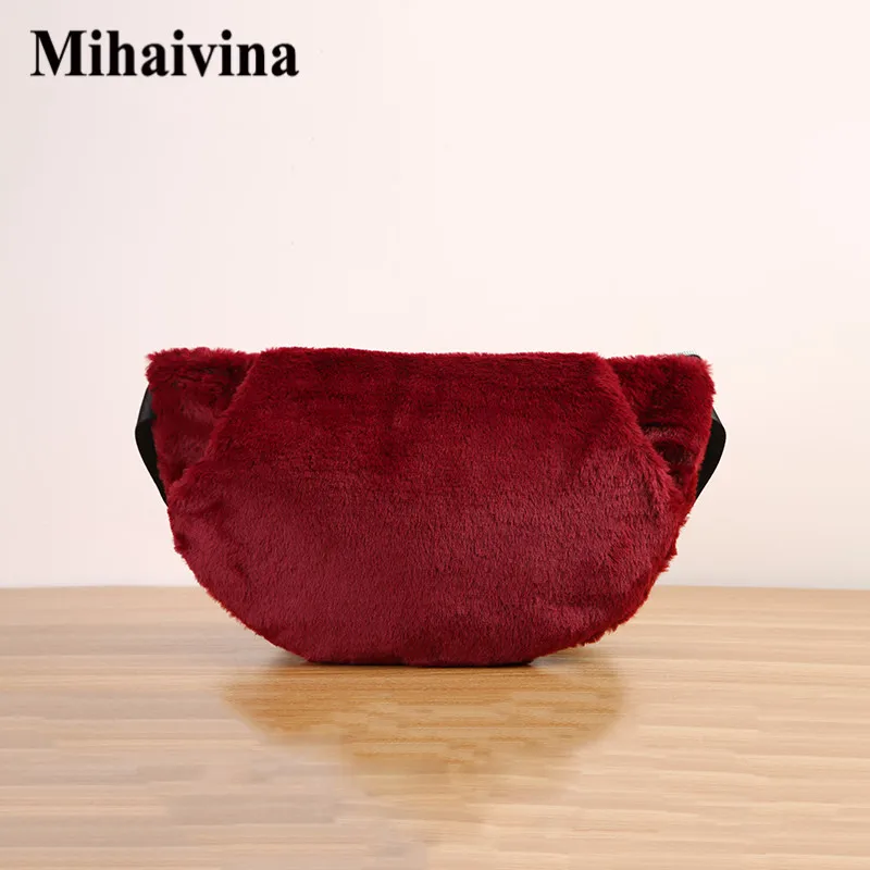 Mihaivina Women Fanny Pack Waist Belt Bag Suede Chest Bags Female Travel Zipper Waist Pack Fashion Winter Shoulder Messenger Bag
Mihaivina Women Fanny Pack Waist Belt Bag Suede Chest Bags Female Travel Zipper Waist Pack Fashion Winter Shoulder Messenger Bag