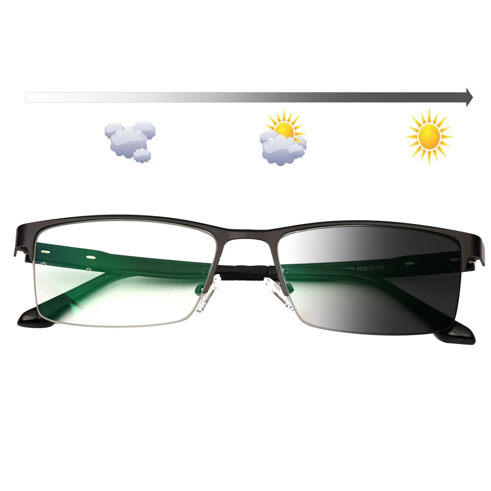Men Titanium Alloy Reading Glasses for The Sun Photochromic Resin Lenses Retro Business Hyperopia Prescription Eyeglasses
Men Titanium Alloy Reading Glasses for The Sun Photochromic Resin Lenses Retro Business Hyperopia Prescription Eyeglasses