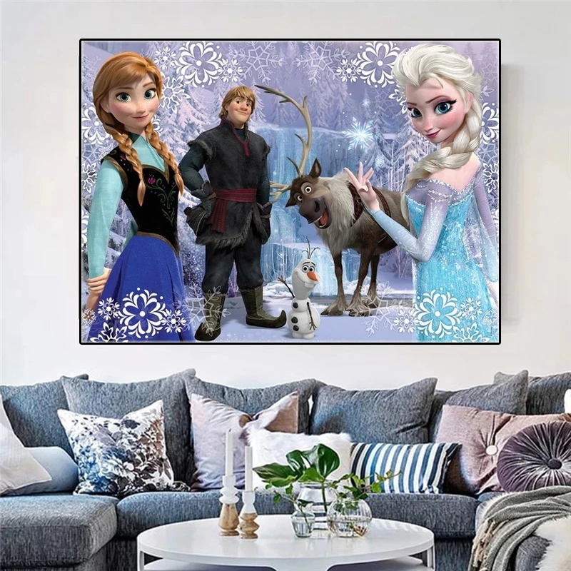 Canvas HD Printed Frozen Painting Wall Art Elsa & Anna Poster Home Decor Disney Princess Pictures Living Room Modular No Frame
Canvas HD Printed Frozen Painting Wall Art Elsa & Anna Poster Home Decor Disney Princess Pictures Living Room Modular No Frame