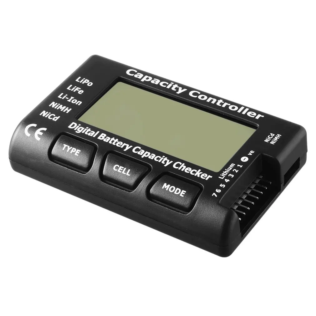 Универсальный RC CellMeter 7 цифровой мобильный Батарея Ёмкость белую шашку для LiPo LiFe
