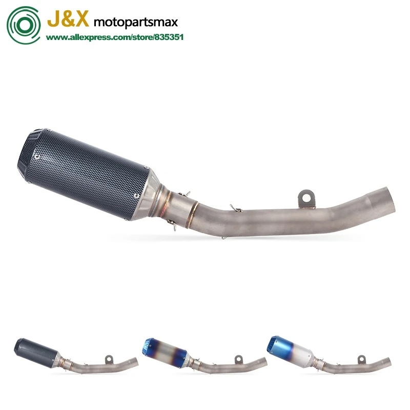 Motorcycle Full Exhaust Mffler Escape System Contact Middle Link pipe DB Killer Slip On for Kawasaki Z800 Z 800 2013-2017
Motorcycle Full Exhaust Mffler Escape System Contact Middle Link pipe DB Killer Slip On for Kawasaki Z800 Z 800 2013-2017