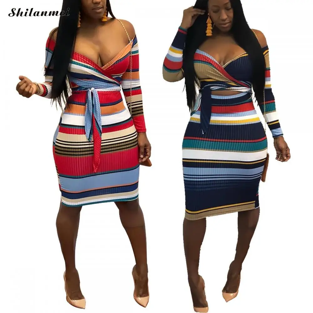 Off Shoulder Bow Bandage Dress Women Autumn Hollow Long Sleeve Sexy Bodycon Dress Plus Size Colorful Print Female Club Dresses
Off Shoulder Bow Bandage Dress Women Autumn Hollow Long Sleeve Sexy Bodycon Dress Plus Size Colorful Print Female Club Dresses