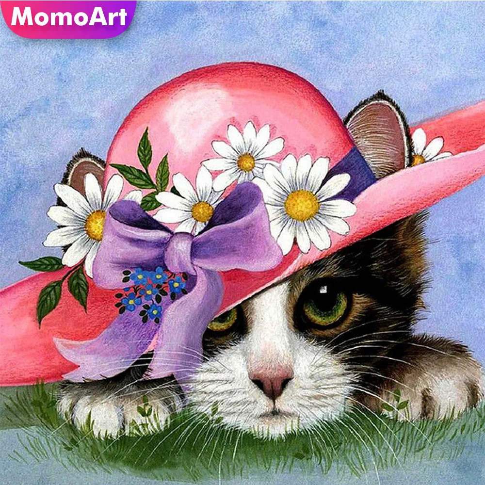 Алмазная 5D картина Momoart с животными, вышивка крестиком, полная выкладка, кот стразы, мозаика ручной работы, хобби
Алмазная 5D картина Momoart с животными, вышивка крестиком, полная выкладка, кот стразы, мозаика ручной работы, хобби