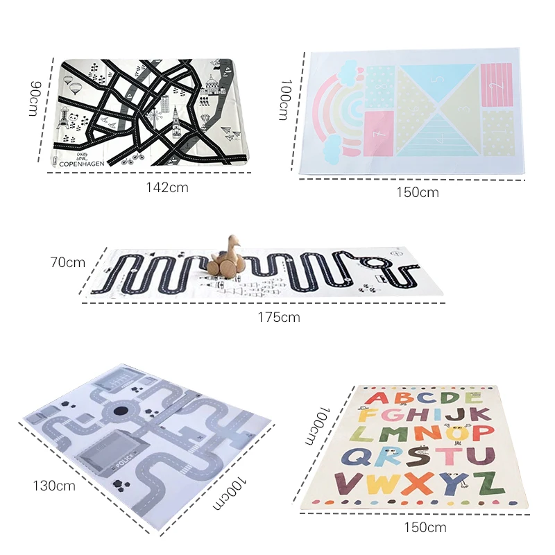 150*200cm Foldable Baby Play Mat Canvas Cotton Synthetic Fiber Children's Crawling Mat Environmental Tasteless Game Blanket Toys
150*200cm Foldable Baby Play Mat Canvas Cotton Synthetic Fiber Children's Crawling Mat Environmental Tasteless Game Blanket Toys