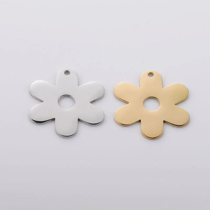Mirror Polish Flower Pendant Stainless Steel Flower Charm Handmade DIY Sweater Chain Necklace Pendant Wholesale 20PCS
Mirror Polish Flower Pendant Stainless Steel Flower Charm Handmade DIY Sweater Chain Necklace Pendant Wholesale 20PCS