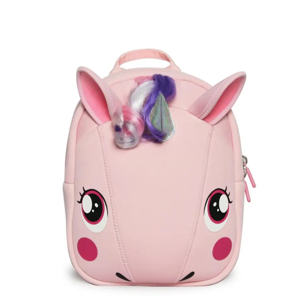 SUPERCUTE kids bags for girls 3D cartoon Unicorn girl child bag 1-5 Years ultralight soft breathable anti-lost kids backpack
SUPERCUTE kids bags for girls 3D cartoon Unicorn girl child bag 1-5 Years ultralight soft breathable anti-lost kids backpack