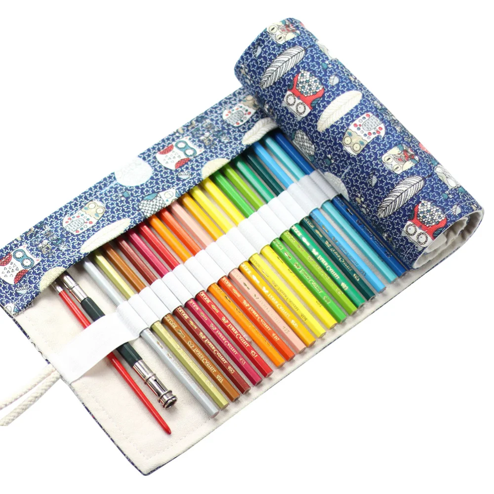 Oral Pattern Canvas Portable Rolling Pencil Roll Wrap Holder Pouch Case Storage Organizer With 48 Slots
Oral Pattern Canvas Portable Rolling Pencil Roll Wrap Holder Pouch Case Storage Organizer With 48 Slots