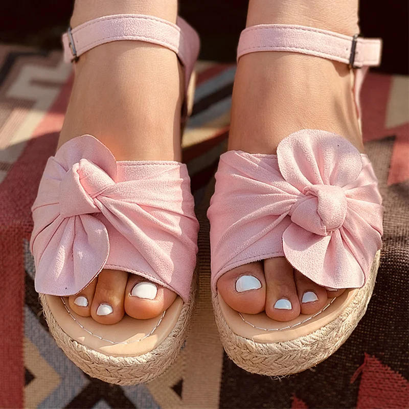 Women Sandals Summer Platform Shoes Hemp Flats Vintage Ladies Bowknot Buckle Strap Fashion Woman Plus Size Female Fashion
Women Sandals Summer Platform Shoes Hemp Flats Vintage Ladies Bowknot Buckle Strap Fashion Woman Plus Size Female Fashion