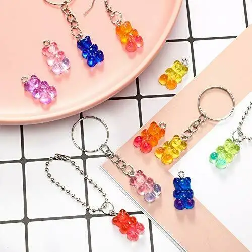 Fashion Cute Resin Gummy Bear Pendant Charms for Woman Girls Cartoon Jewelry Findings DIY Wholesale 0.82*0.43in
Fashion Cute Resin Gummy Bear Pendant Charms for Woman Girls Cartoon Jewelry Findings DIY Wholesale 0.82*0.43in