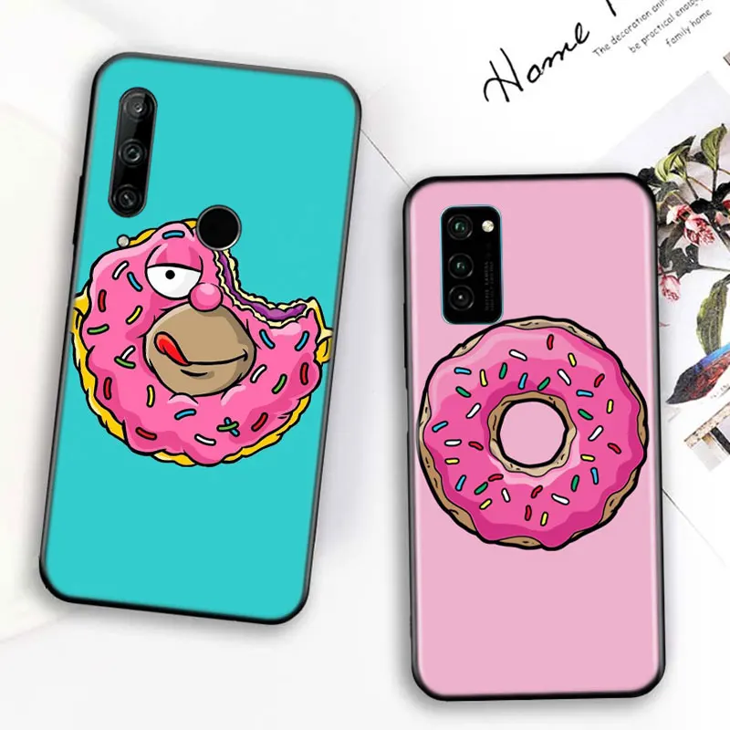Silicone Cover Cute Donut Cake For Huawei Honor 7C 7A 7S 8 8A 8X 8C 8S 2019 2020 9 lite 9X Pro Black Phone Case
Silicone Cover Cute Donut Cake For Huawei Honor 7C 7A 7S 8 8A 8X 8C 8S 2019 2020 9 lite 9X Pro Black Phone Case