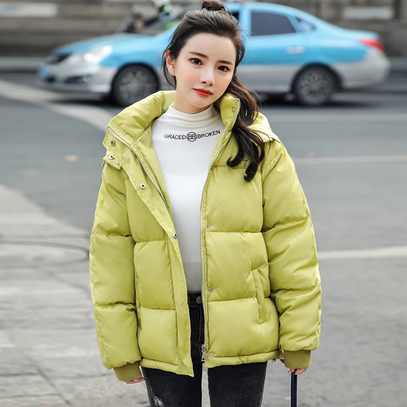 Winter Hooded Parkas Women Down Cotton Jacket Coat Ladies Warm Loose Cotton Padded Coats Female Short Overcoat
Winter Hooded Parkas Women Down Cotton Jacket Coat Ladies Warm Loose Cotton Padded Coats Female Short Overcoat